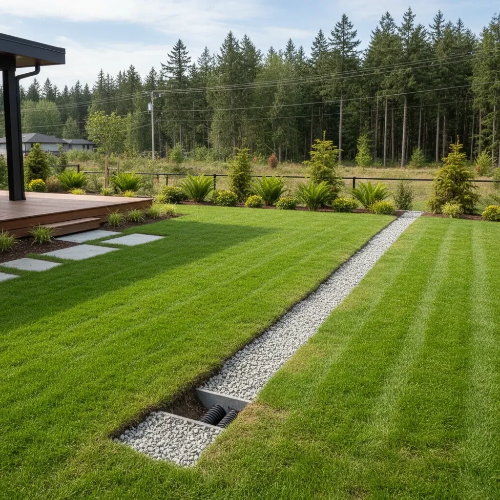 French Drain Installation